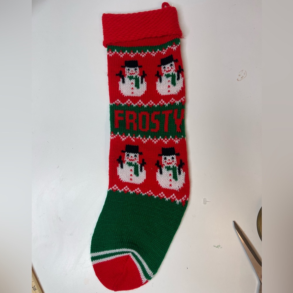 Vintage Hand Made Stocking